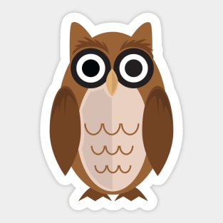 The Wise Owl Sticker